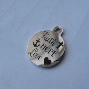 Faith, Hope, Love Charm